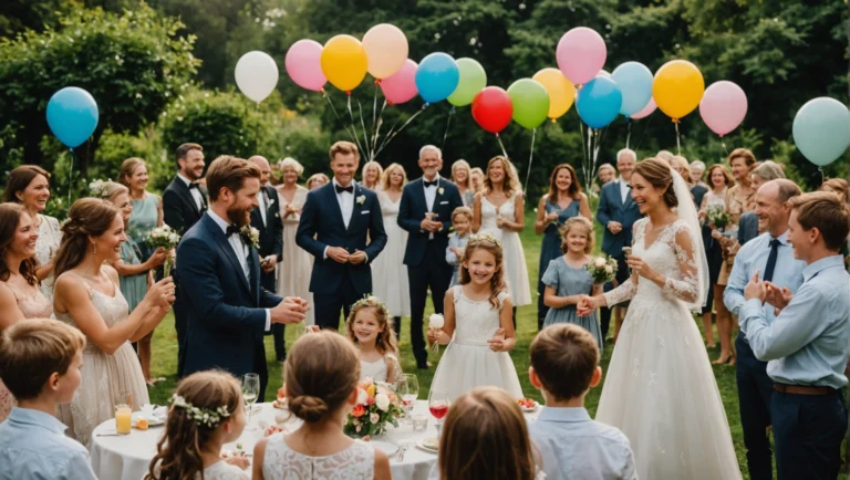 astuces pour préparer un mariage avec des enfants