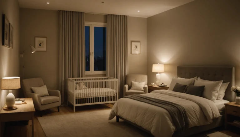 lit bébé collé au lit des parents